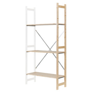 Houten aanbouwrek
