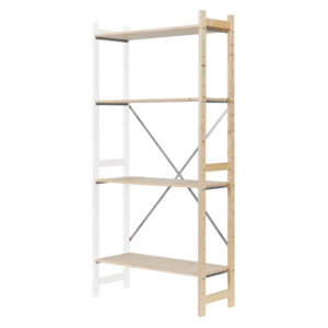 Houten aanbouwrek