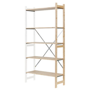 Houten aanbouwrek