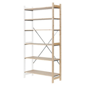 Houten aanbouwrek